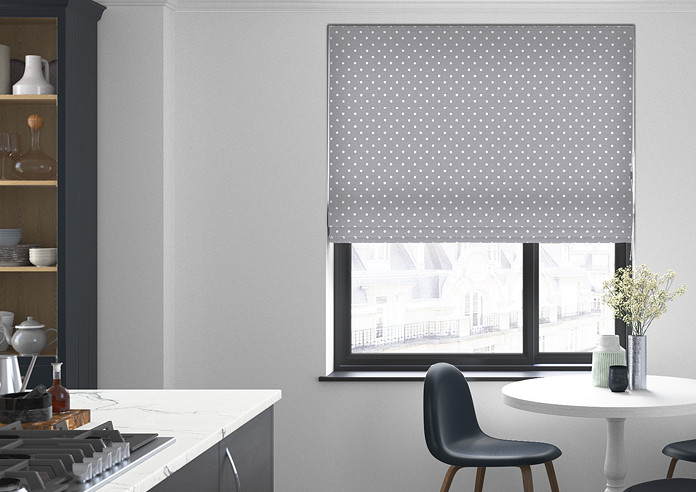 Full Stop, Slate - Roman Blind - Image 3